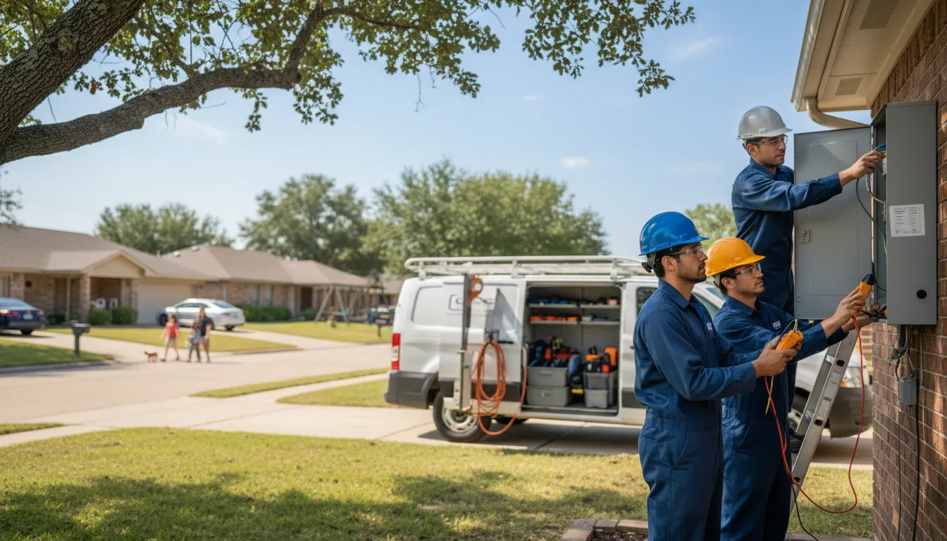 Certified electrician providing emergency electrical services in Thousandsticks, KY